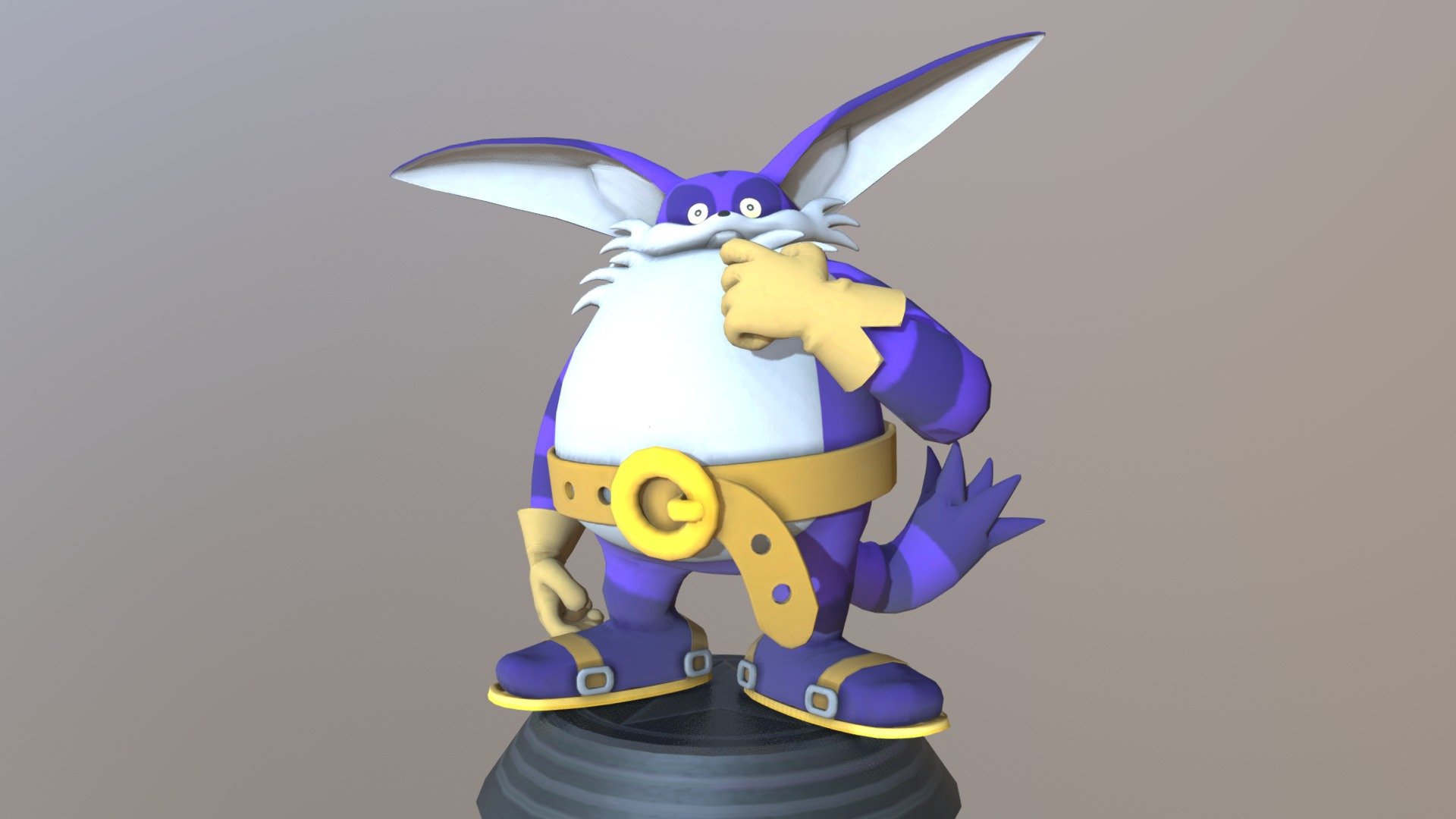 Sonic Generations - Big the Cat Statue