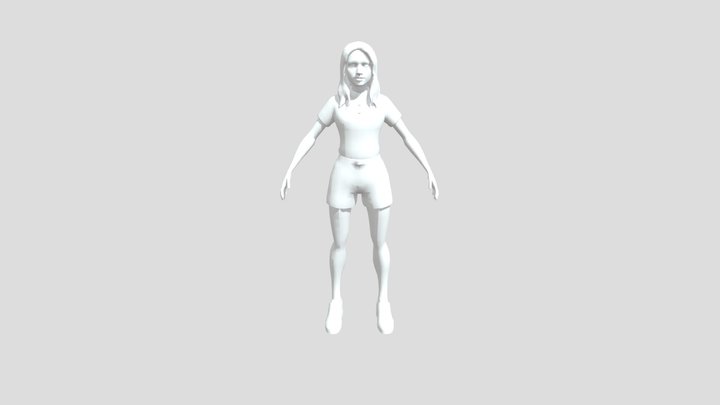 Excited 3D Model