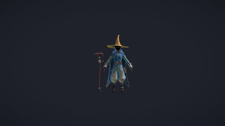 Black Mage - Final Fantasy Tactis A2 3D Model