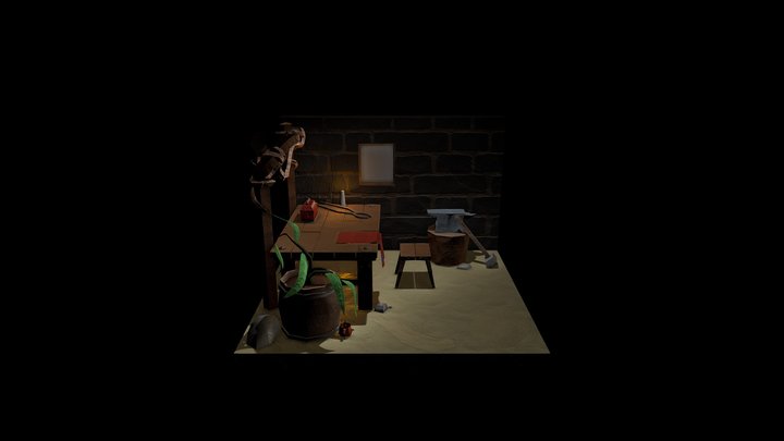 Tool Bench 3D Model