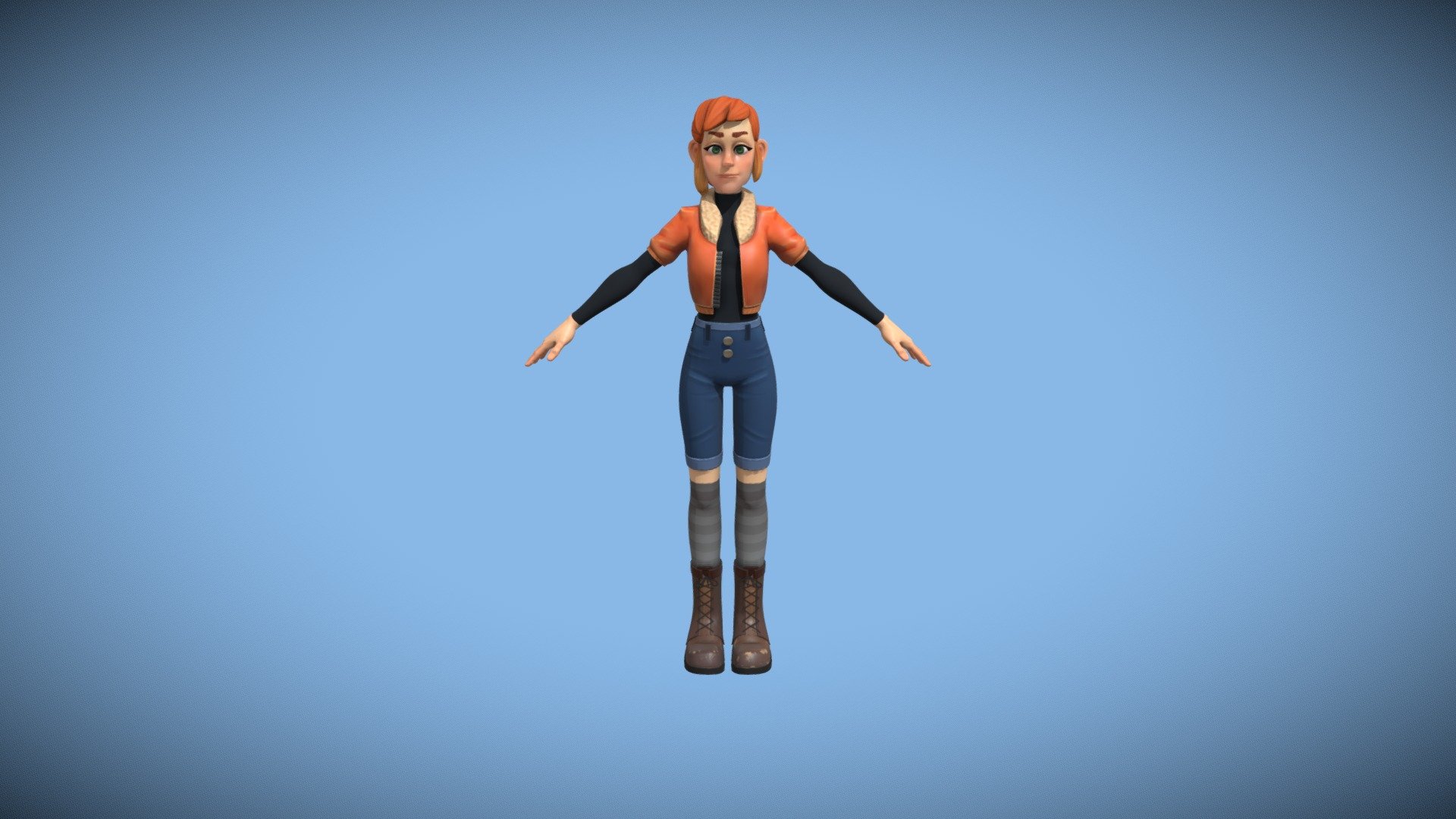 Chararacter Bike Girl