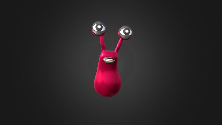 Slug Cartoon Character rigged - Free Download 3D Model