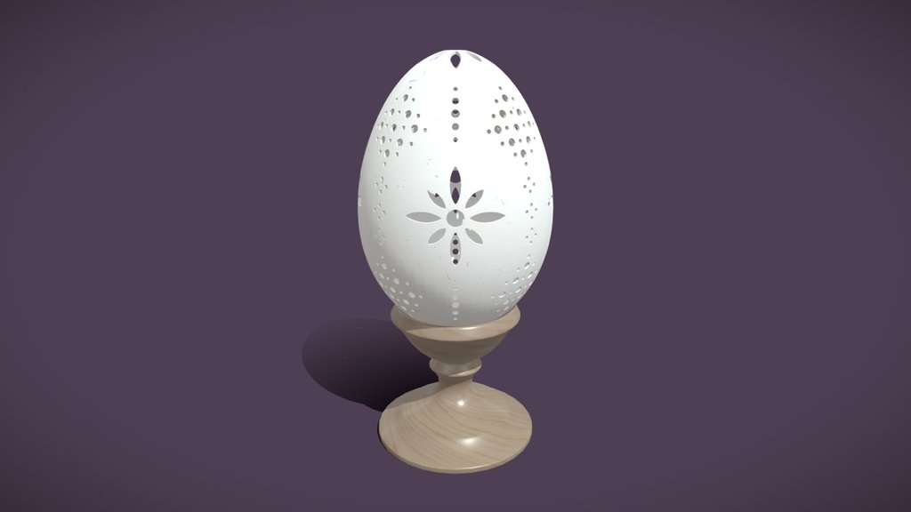 Easter Egg 2026 - Carved Pattern