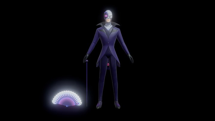 Shadow Moth Miraculous 3D Model