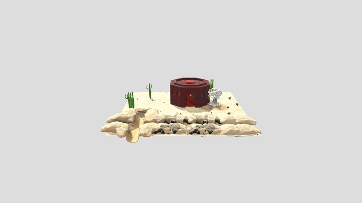 Diorama del Bunker 2 3D Model