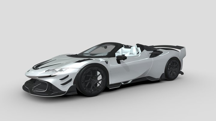 Ferrari SF90 Spider Mansory 3D Model