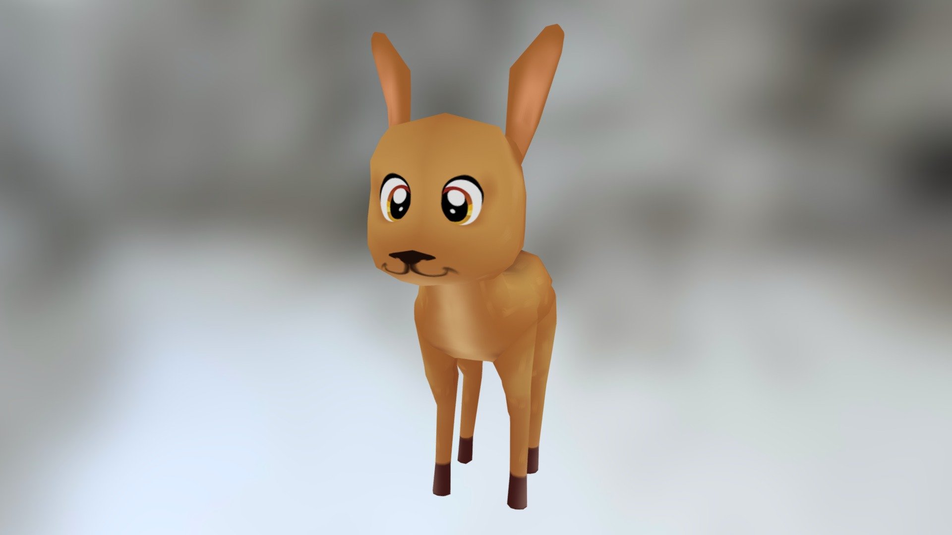 Little Deer — Sketchfab embed 3D viewer