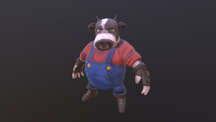 it's supposed to be a cow 3D Model