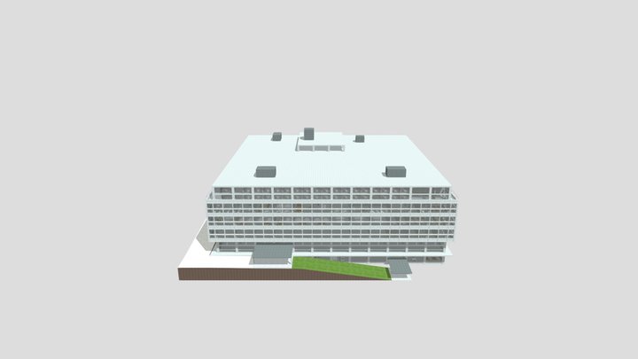 National Library, Utida Yositika 3D Model