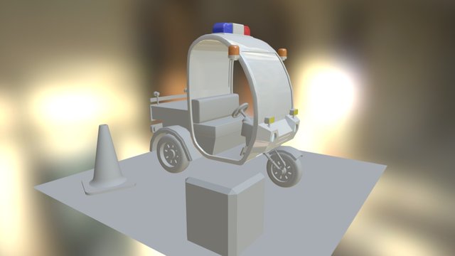 Meter Maid Mobile 3D Model
