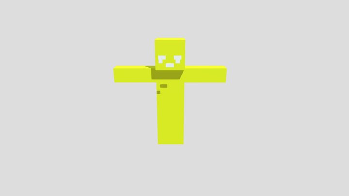 Character in minecraft 3D Model