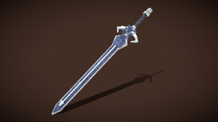 [Minecraft] Moon Gift Sword 3D Model