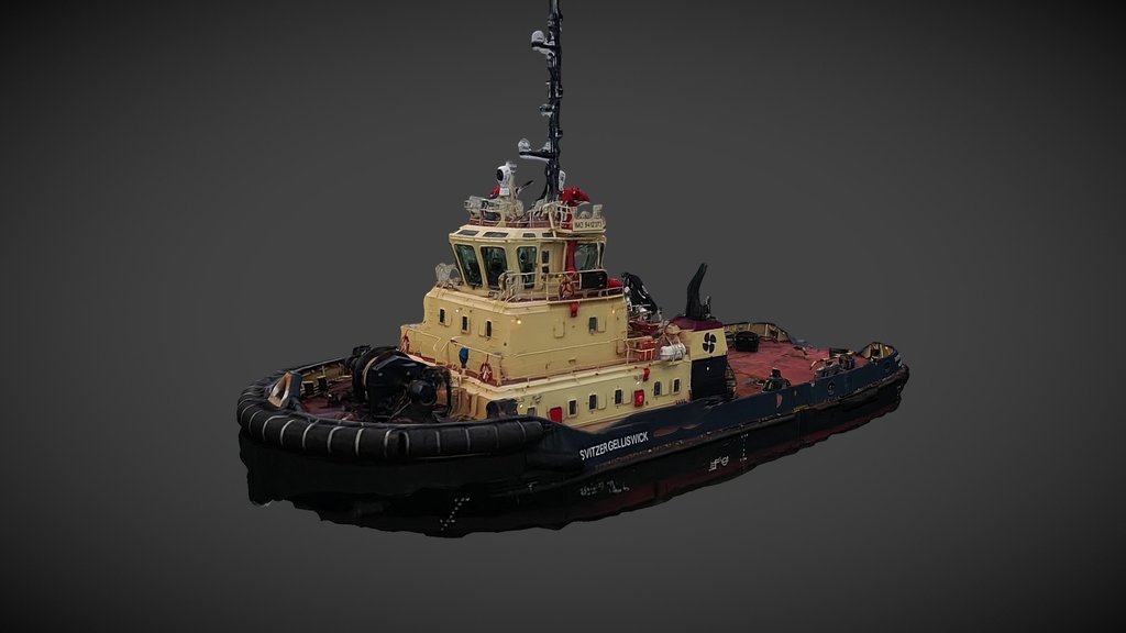 Svitzer Gelliswick - Fishing boat 3D Scan