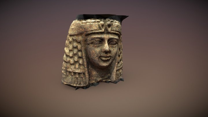 Egyptian Head 3D Model