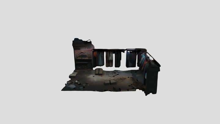 Lost Place Clothes Store 3D Model