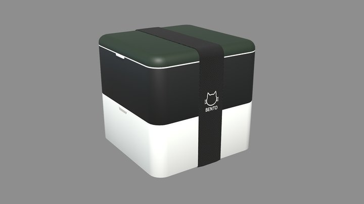 Bento Lunch box 3D Model
