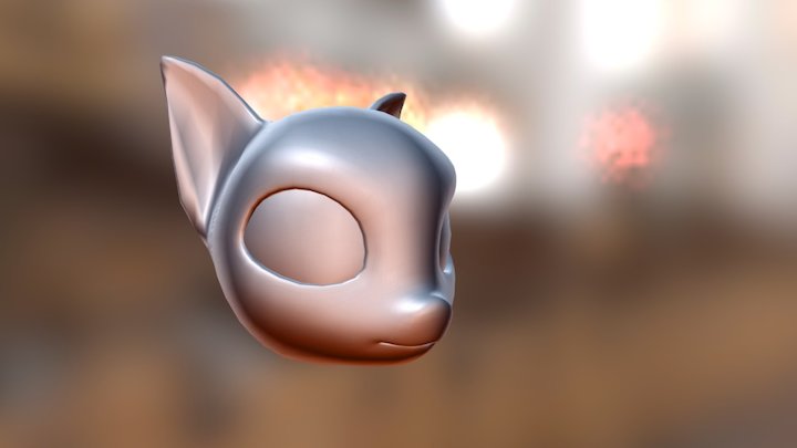 Cabeza Pony Cartoon 3D Model