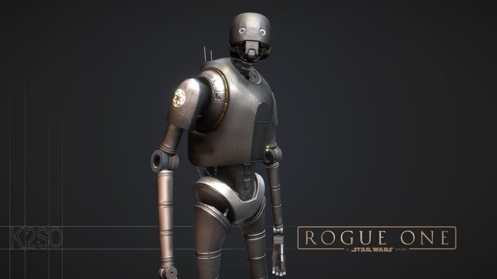 Star Wars Rogue One - K2-SO 3D Model