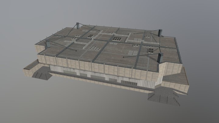 Indoor arena 3D Model
