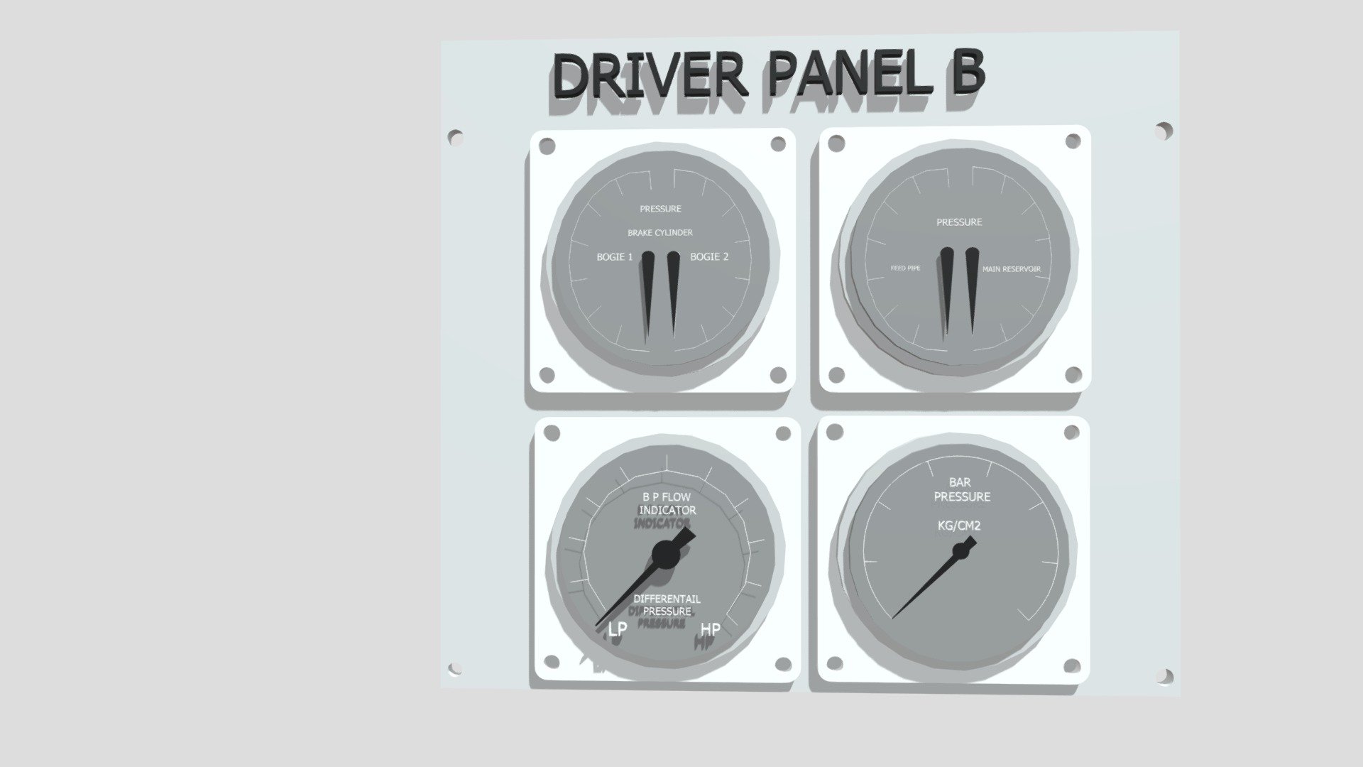 WAG9 DRIVER PANEL B - 3D model by John Galt (@yadvendu) [173164b ...