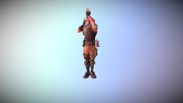 Crackdown emote Fortnite 3D Model