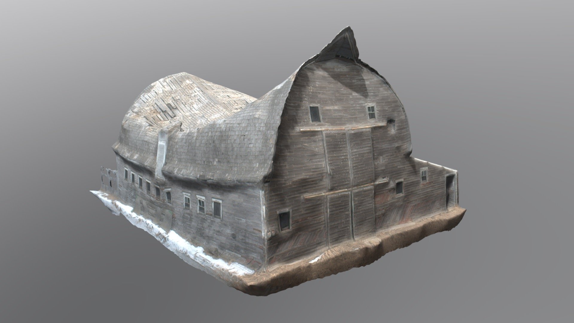 COLLAPSED BARN