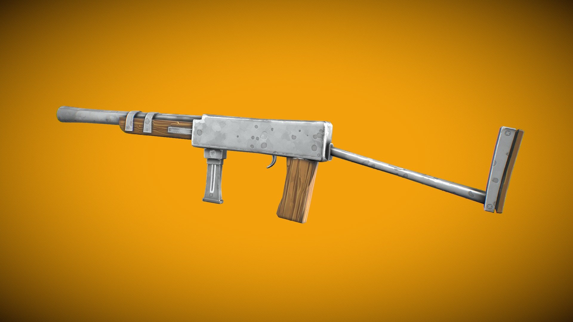 Stylized Rifle - 3D model by ThatVincentGuy [1732865] - Sketchfab