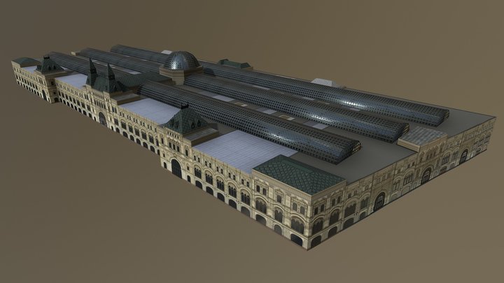 GUM (Department Store) - State Department Store 3D Model