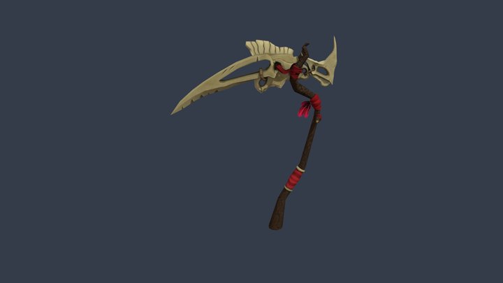 DAE Weaponcraft - Azdharchid scythe 3D Model