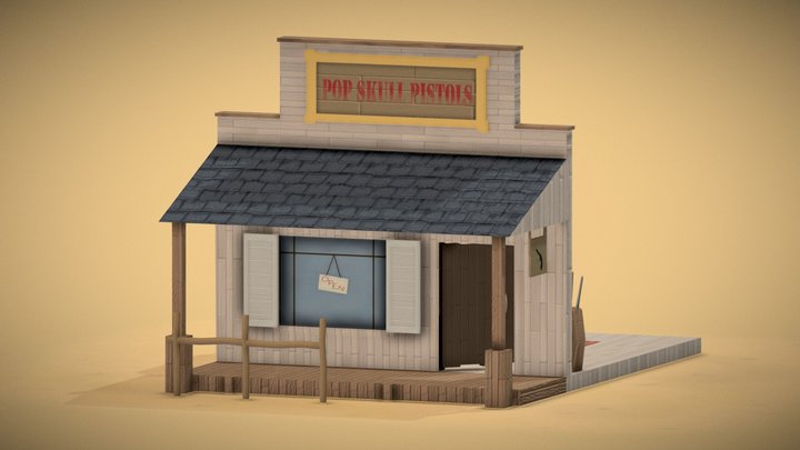 Skills PEI 2020 1st Place - "Pop Skull Pistols" 3D Model