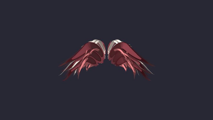 Wings and Eyebrows 3D Model