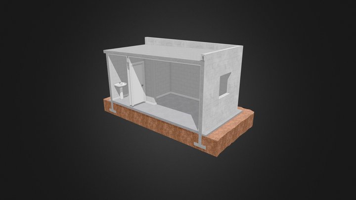 Cuarto Y Baño 3D Model