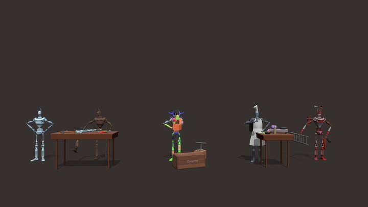ДЗ: Вторичные формы 3D Model
