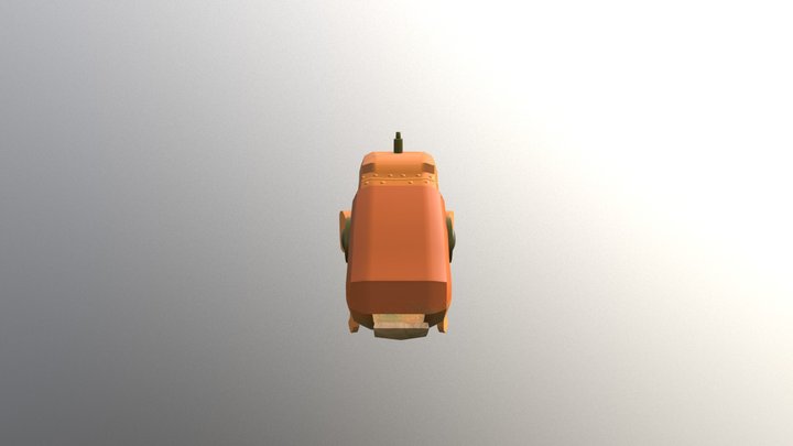 TSilver Submarine Revised Textures 3D Model