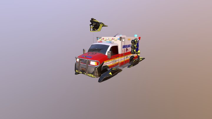Ambulance Yorktown - Projet Final 3D Model