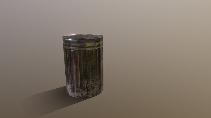 old trash can 3D Model