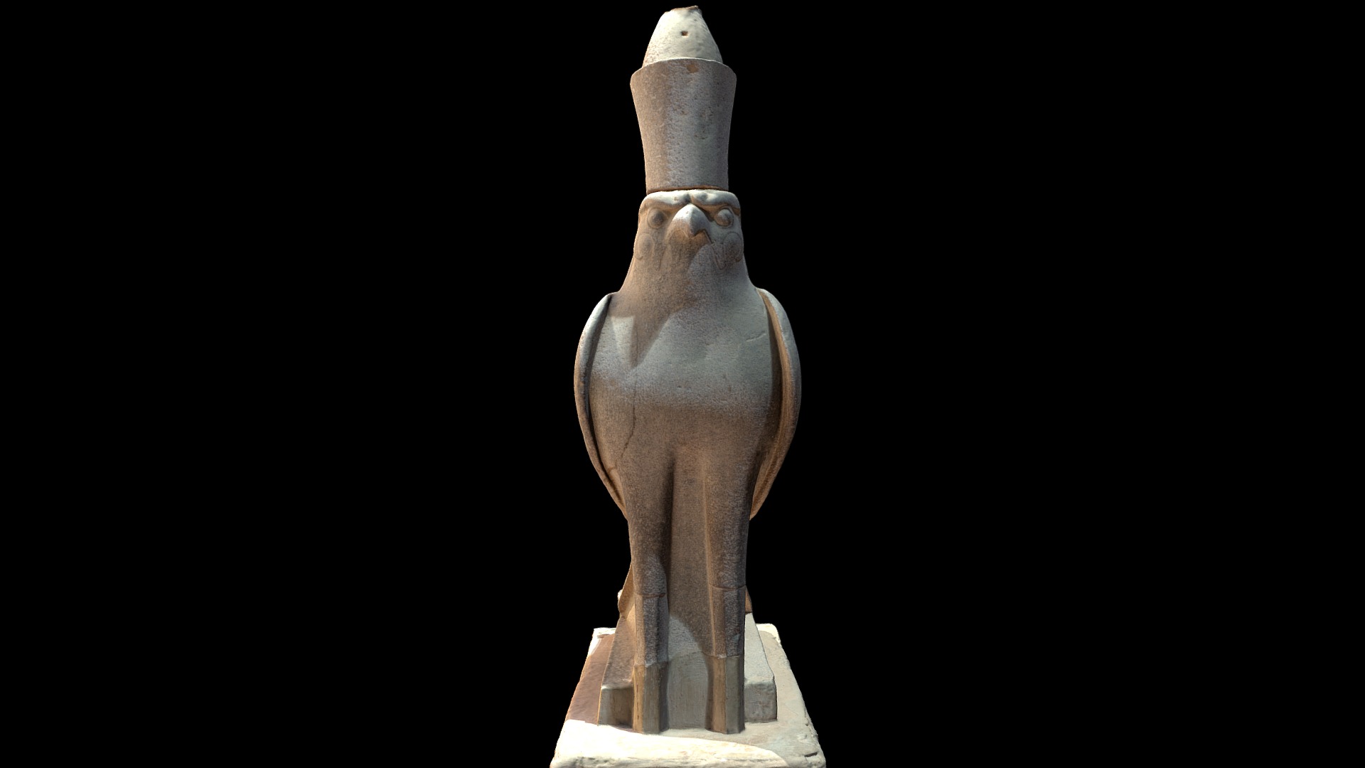 3D model Statue of Horus - This is a 3D model of the Statue of Horus. The 3D model is about a statue of a person.