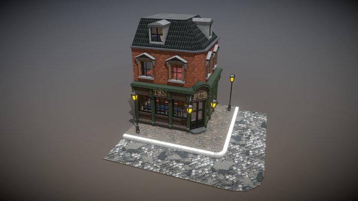 Diorama Street 3D Model