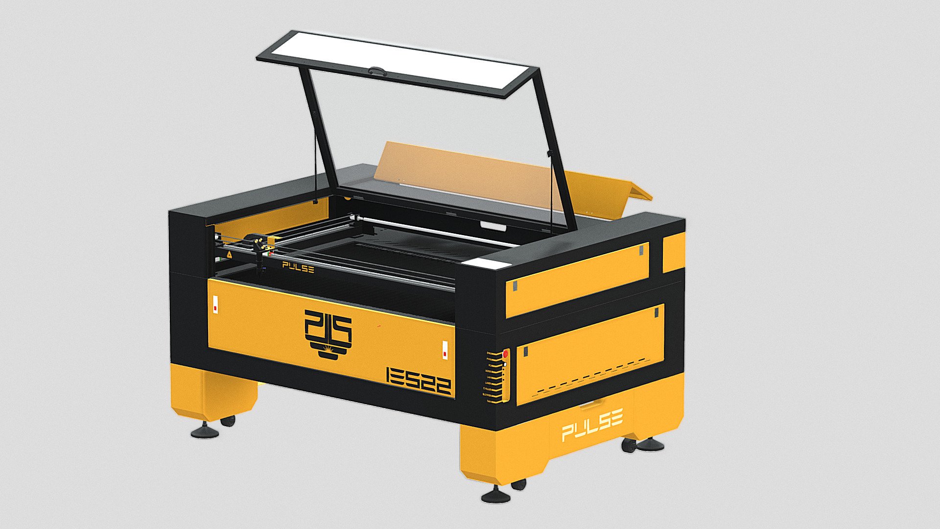 Pulselaser CNC CO2 IE522 3D model by pulse laser (pulsecnc) [173a104] Sketchfab