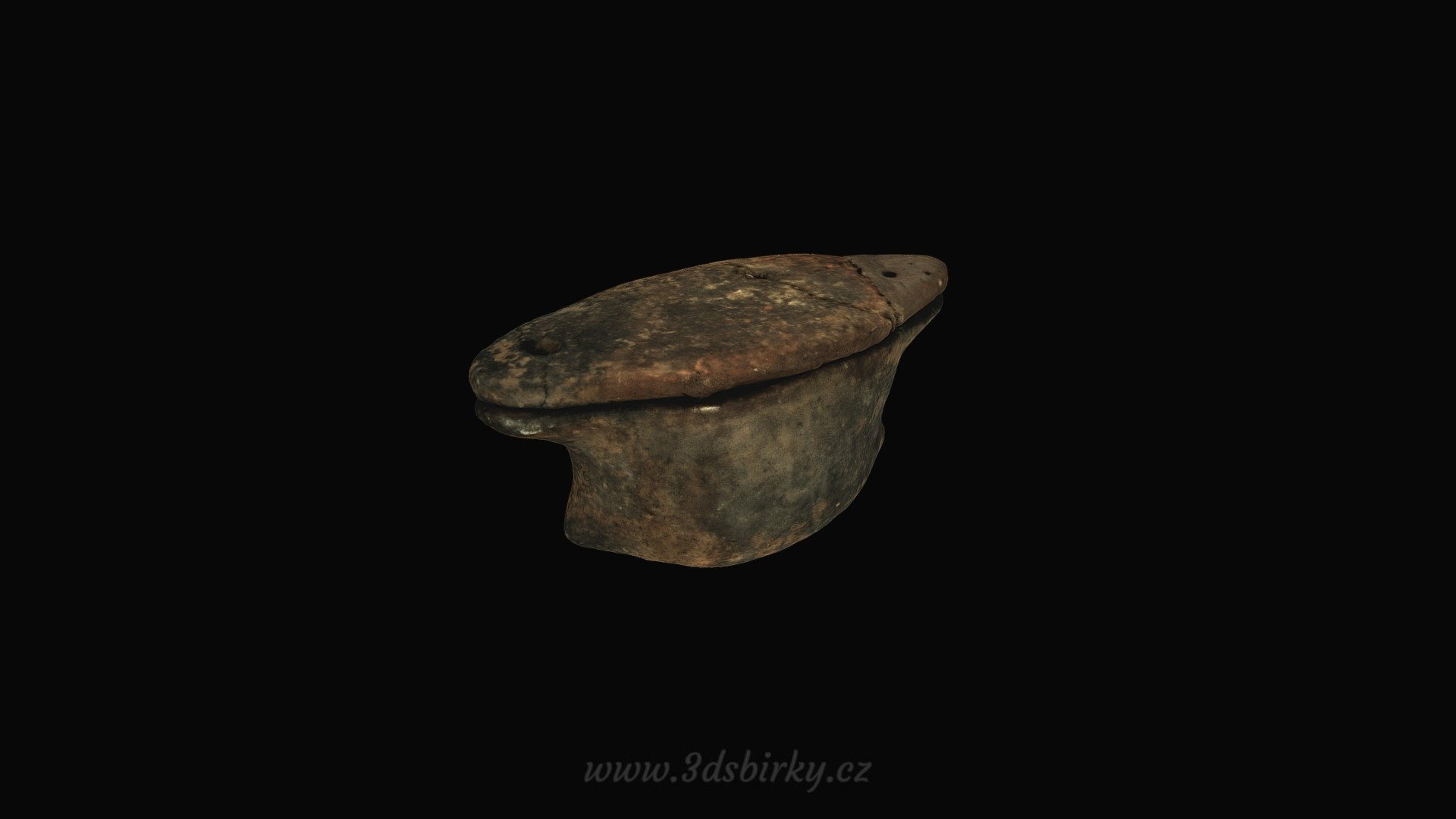 Keramická vanička s pokličkou — Sketchfab embed 3D viewer