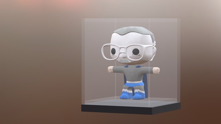 Stan Lee figure 3D Model
