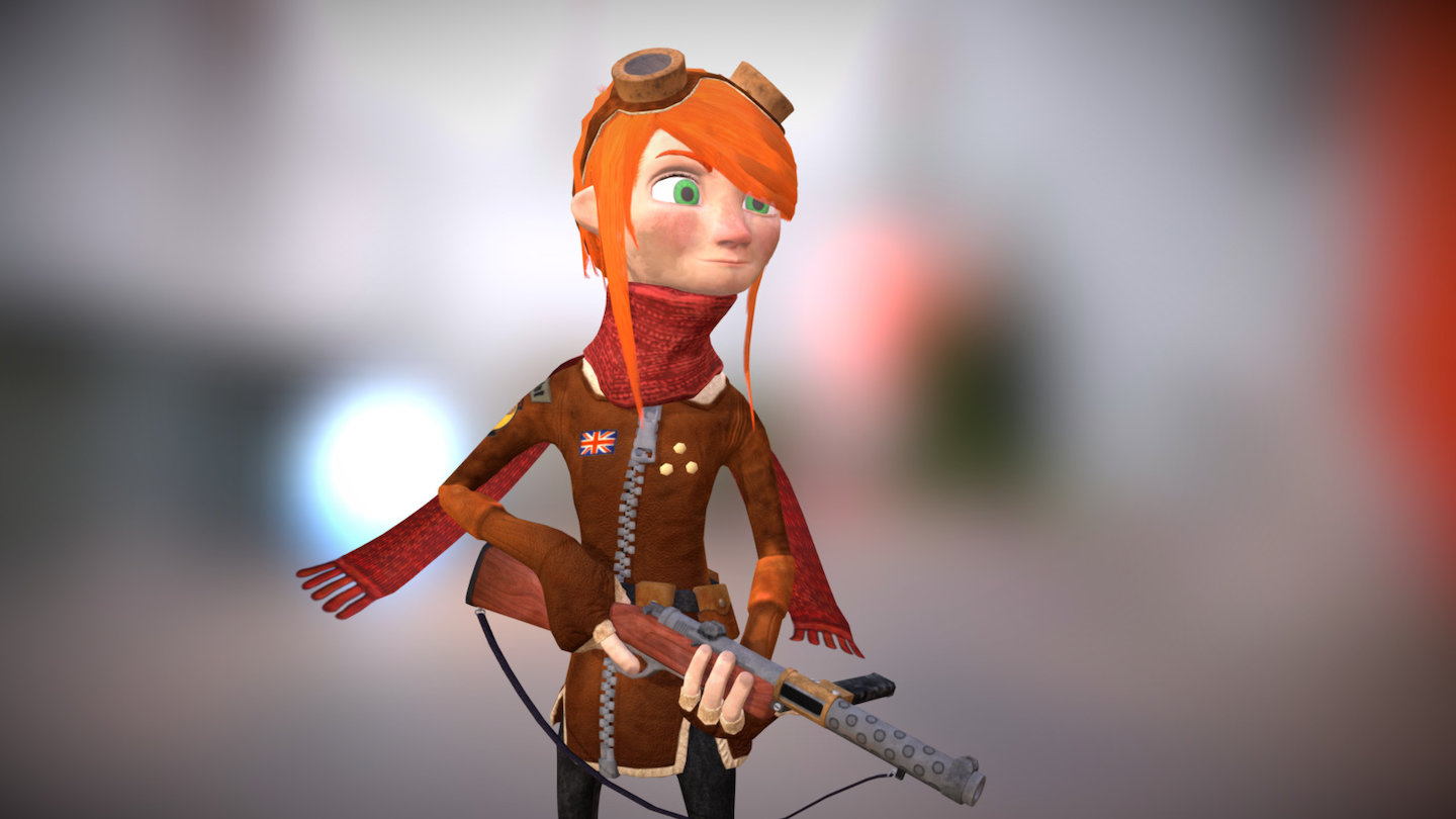 Scarlet - 3D model by anthonylever [173cf90] - Sketchfab