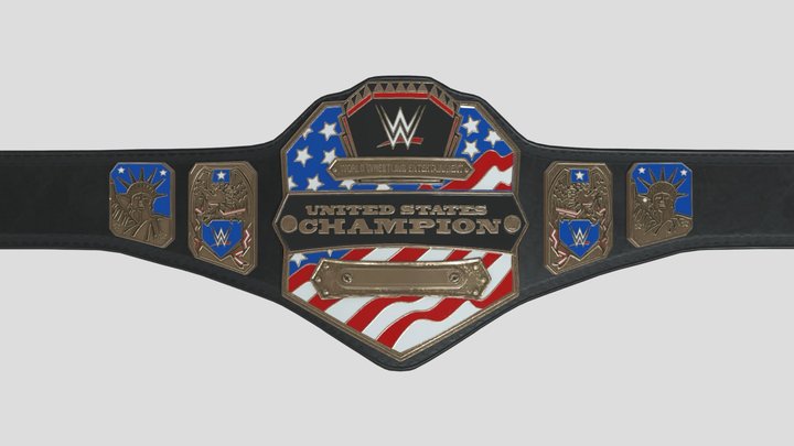 WWE United States Championship Belt – Modello 3D gratuito STL