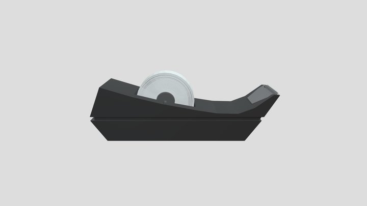 3D Sketchbook 9 - Tape Dispenser 3D Model