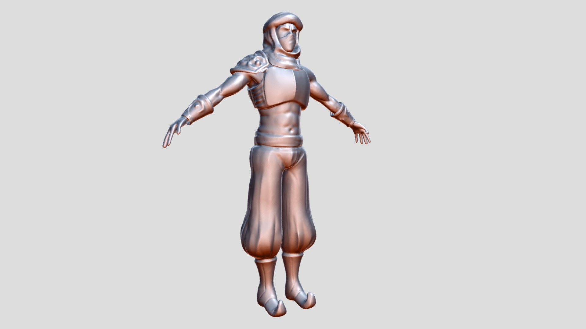 Cyrus - Warrior Prince High Poly Sculpt