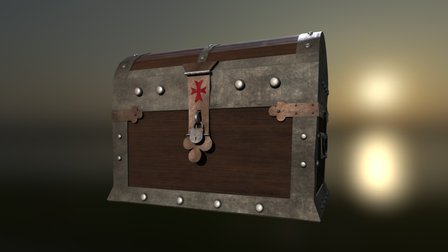 Treasure Chest 3D Model