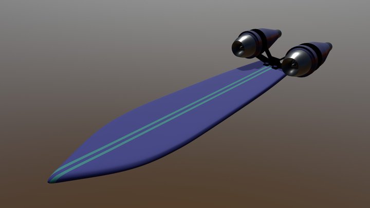 Surf 3D Model
