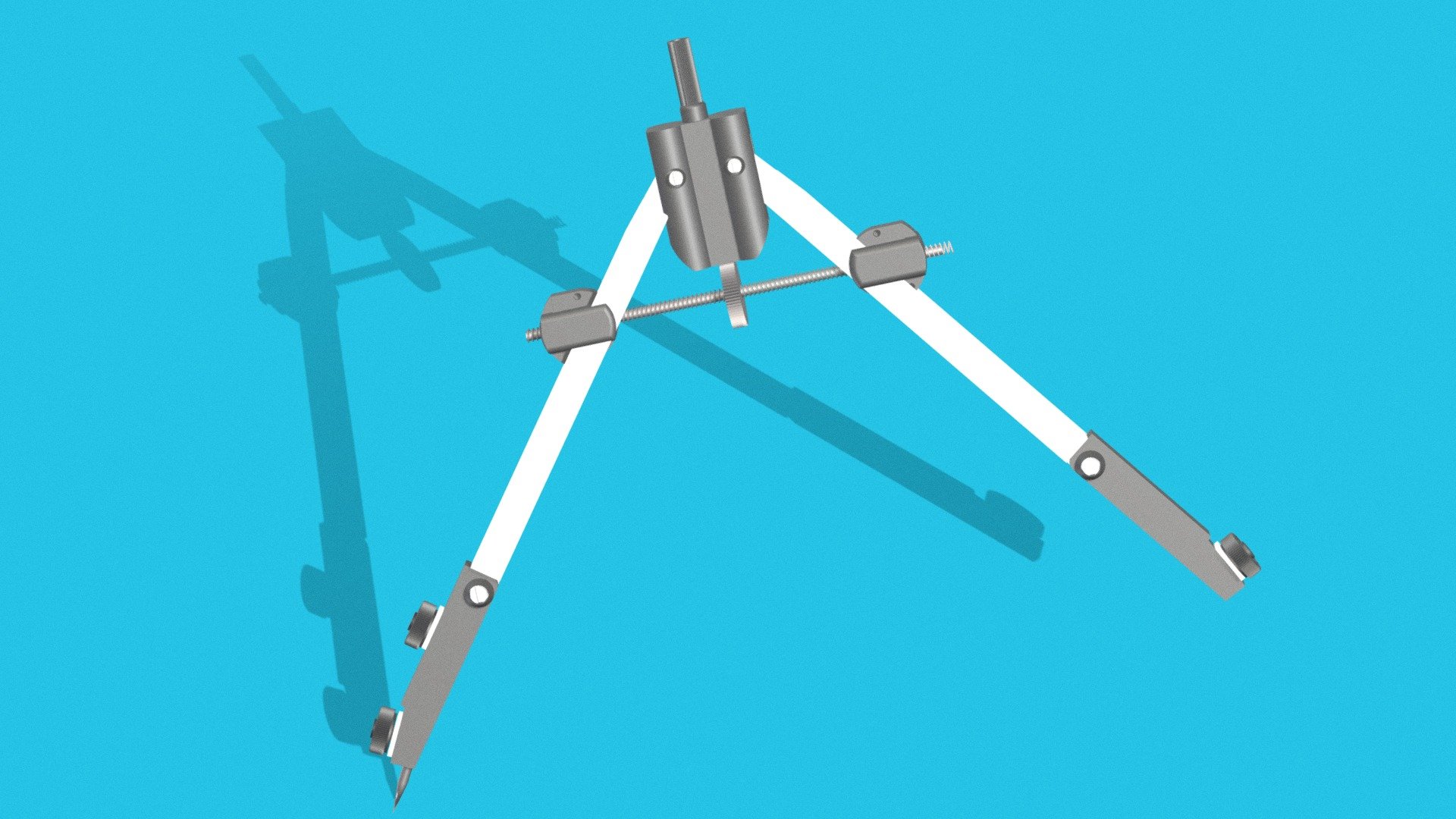 Compass faber-castell metalic - Download Free 3D model by ...