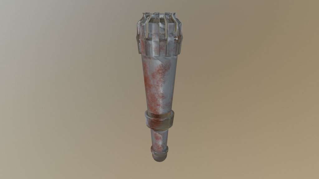 Torch Rusted - 3D model by fractalWizard [1740568] - Sketchfab