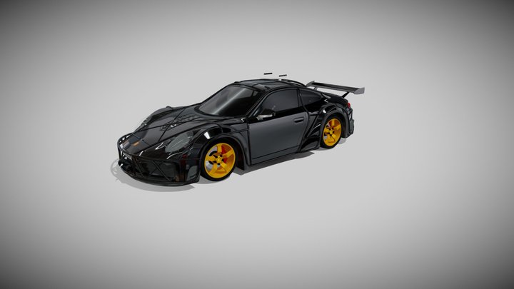 Personalized Porche 911 3D Model